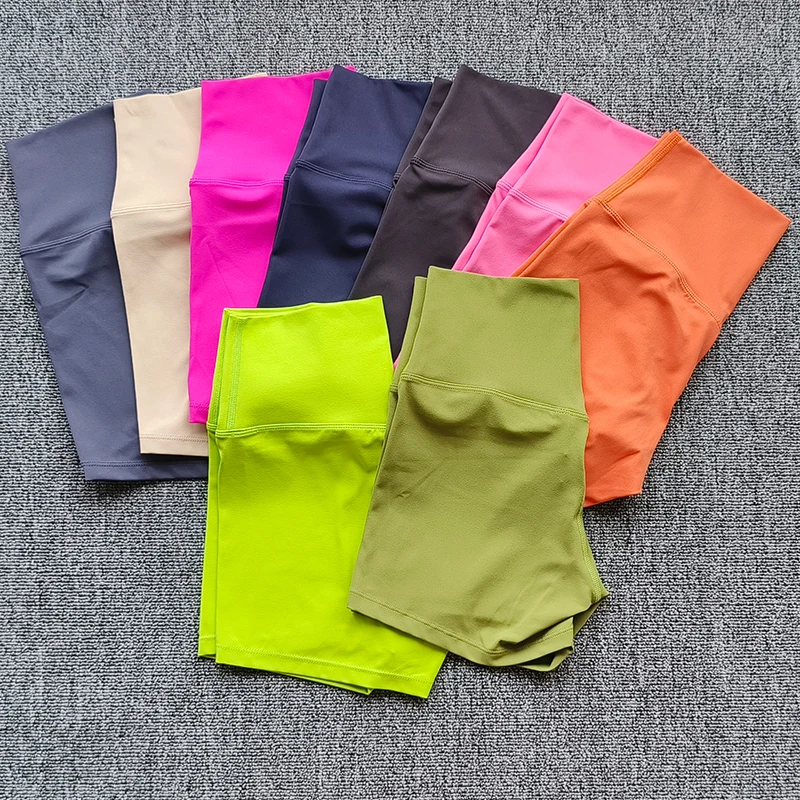 Women's Yoga Fitness Shorts Running Cycling Women's Leggings Quick Dry Breathable High-Waisted Yoga Shorts
