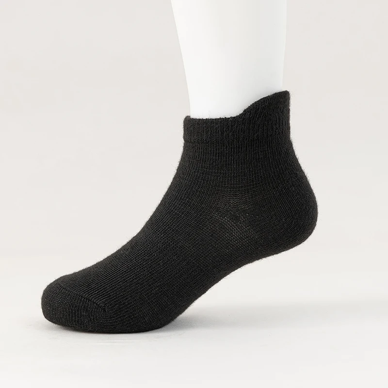 6 Pairs Kids Socks For Toddler Baby Boys Girls White Ankle Socks