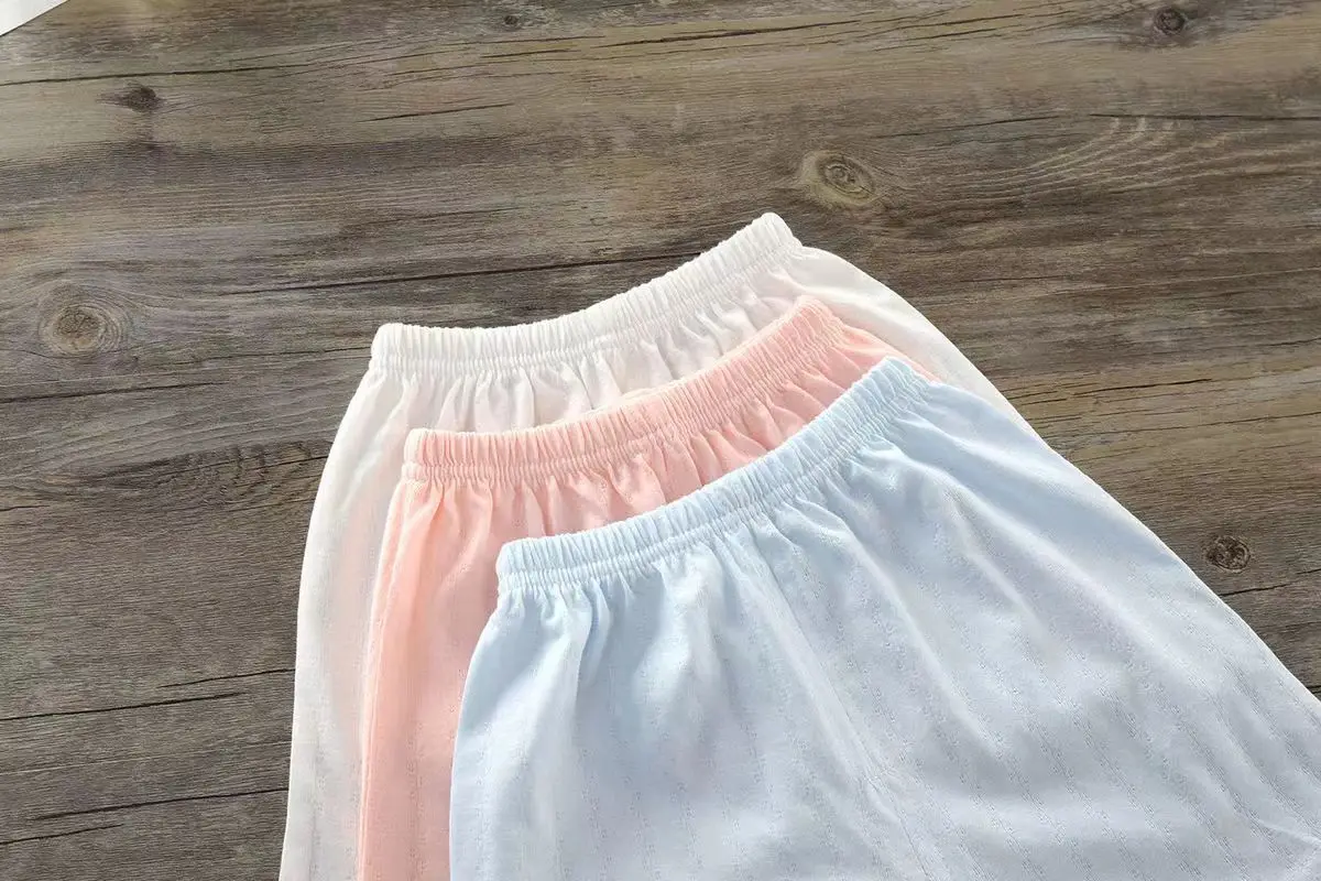 Summer newborn baby boys girls cloth outfits casual sports shorts for infant baby clothing elastic bands soft cotton thin shorts