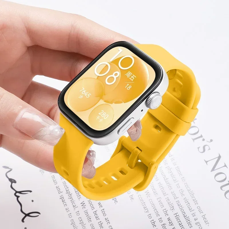 Watchband for huawei watch fit 3 strap sport official-website 1:1 Smartwatch silicone bracelet for correa huawei fit3 Accesorios