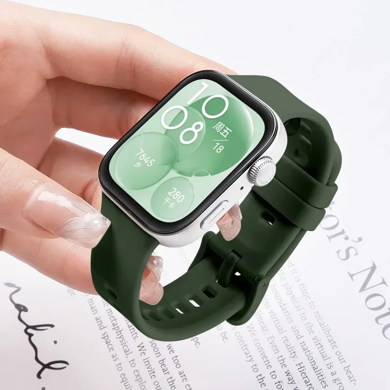 Watchband for huawei watch fit 3 strap sport official-website 1:1 Smartwatch silicone bracelet for correa huawei fit3 Accesorios
