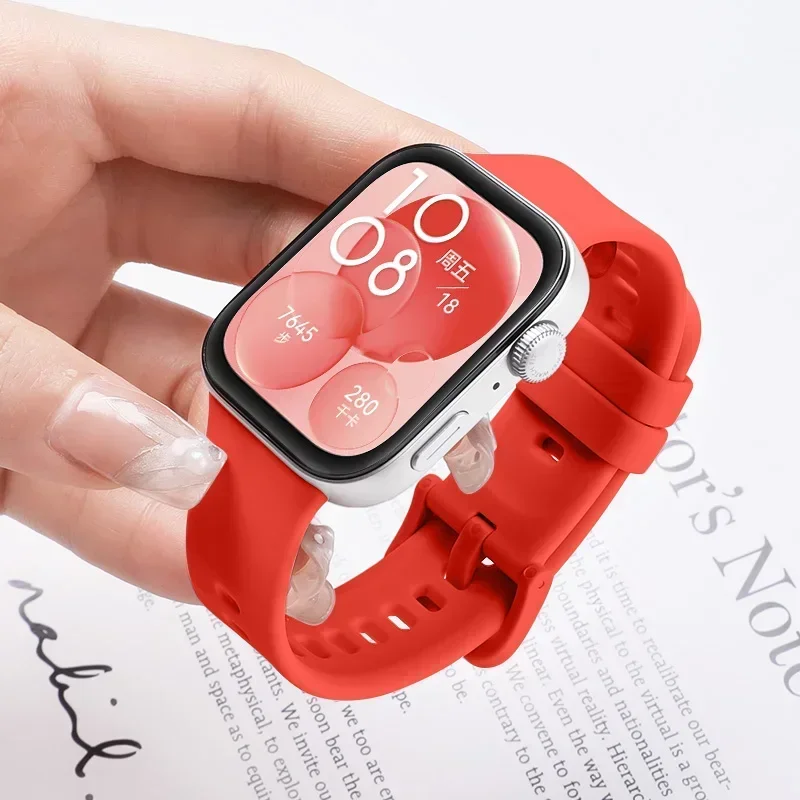 Watchband for huawei watch fit 3 strap sport official-website 1:1 Smartwatch silicone bracelet for correa huawei fit3 Accesorios