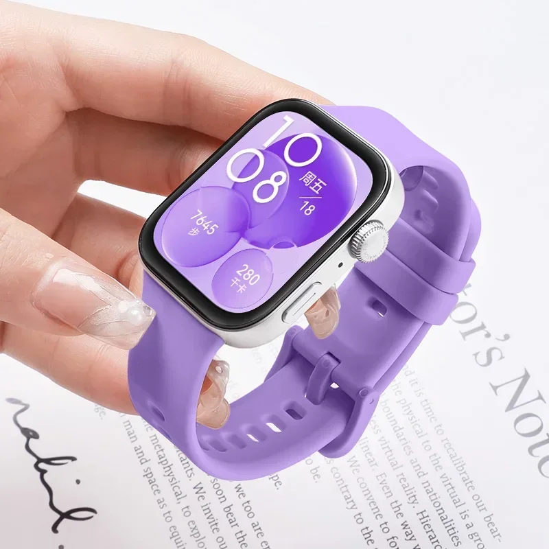 Watchband for huawei watch fit 3 strap sport official-website 1:1 Smartwatch silicone bracelet for correa huawei fit3 Accesorios