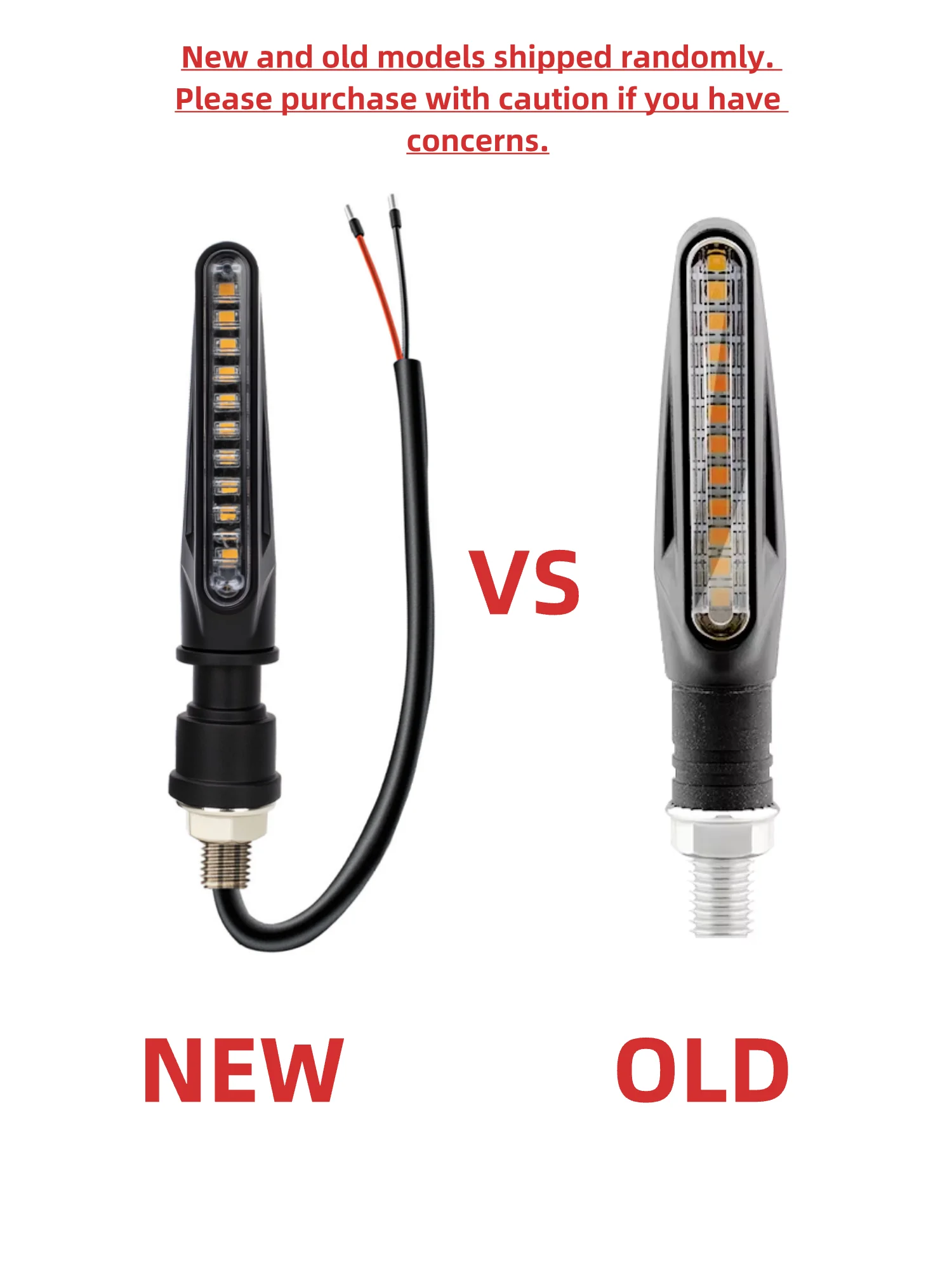 4Pcs Motorcycle Flash Flowing Turn Signal Light High Brightness CSP 2835 SMD Motorcycle Turn Signal Warning Lamp 12V Universal