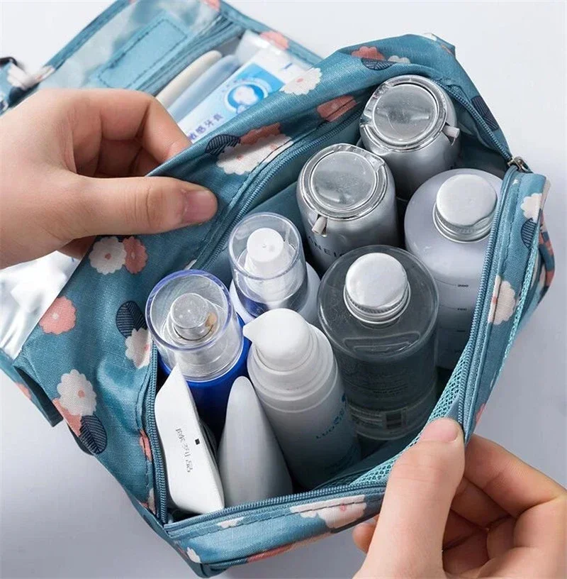 Multifunctional Travel Hook Makeup Bag Cosmetics Storage Bag Waterproof Toiletries Beauty Organizer Ladies Bathroom Storage Bag