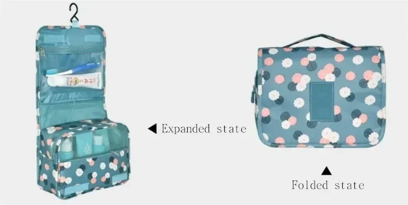Multifunctional Travel Hook Makeup Bag Cosmetics Storage Bag Waterproof Toiletries Beauty Organizer Ladies Bathroom Storage Bag