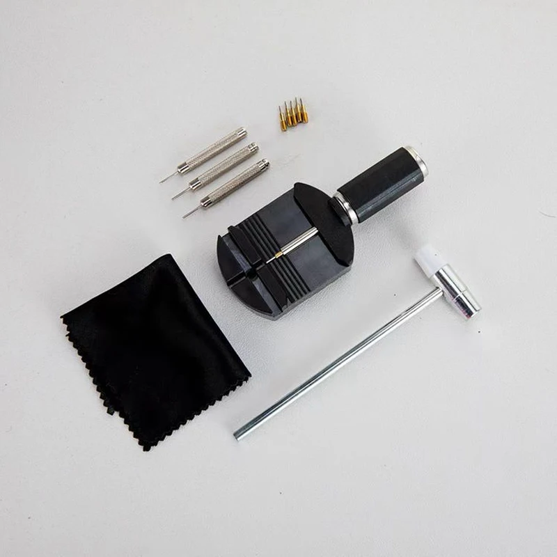 Watch Repair Tool Set Watch Link Band Slit Strap Bracelet Chain Pin Remover Adjuster Tool Kit