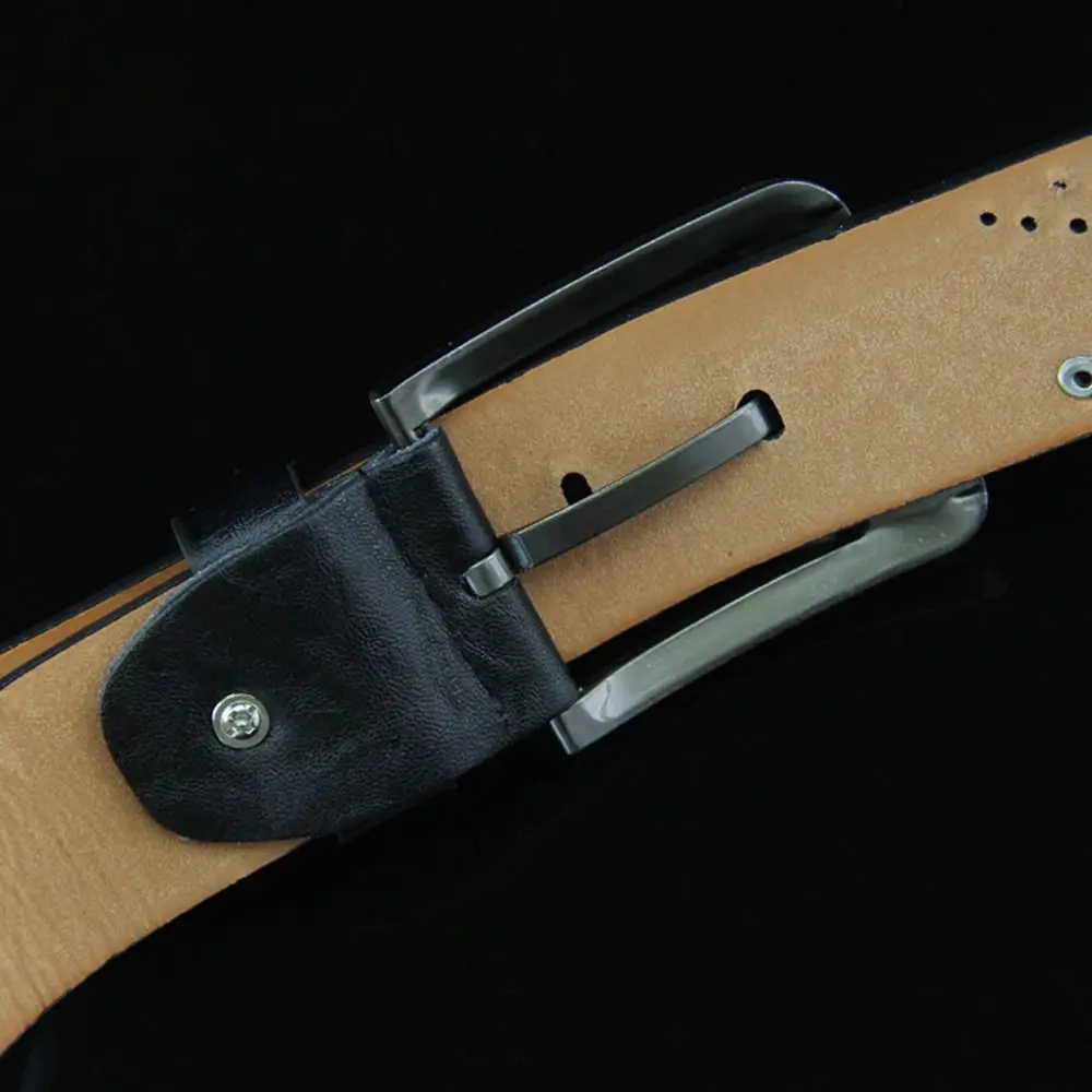 High Quality Leather Belt Vintage Belt Practical Pin Buckle Waistband Casual Pants Bands Classic Men Belts Apparel Accessories