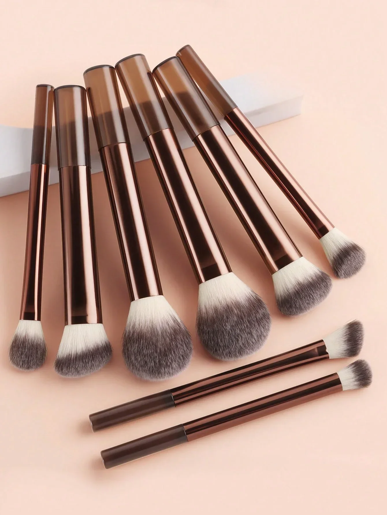 12pcs Makeup Brush Kit Soft Synthetic Hair Make Up Brushes Foundation Blush Eyeshadow Cosmetic Makeup Tools
