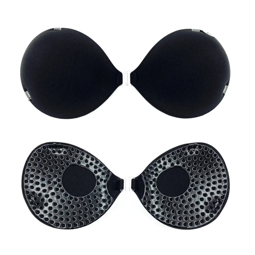 5cm Thick Adhesive Padded Bra，Push Up Strapless Bra，Reusable Invisible Nipple Tape，Front Closure Brea Ast Lift Breast Stickers