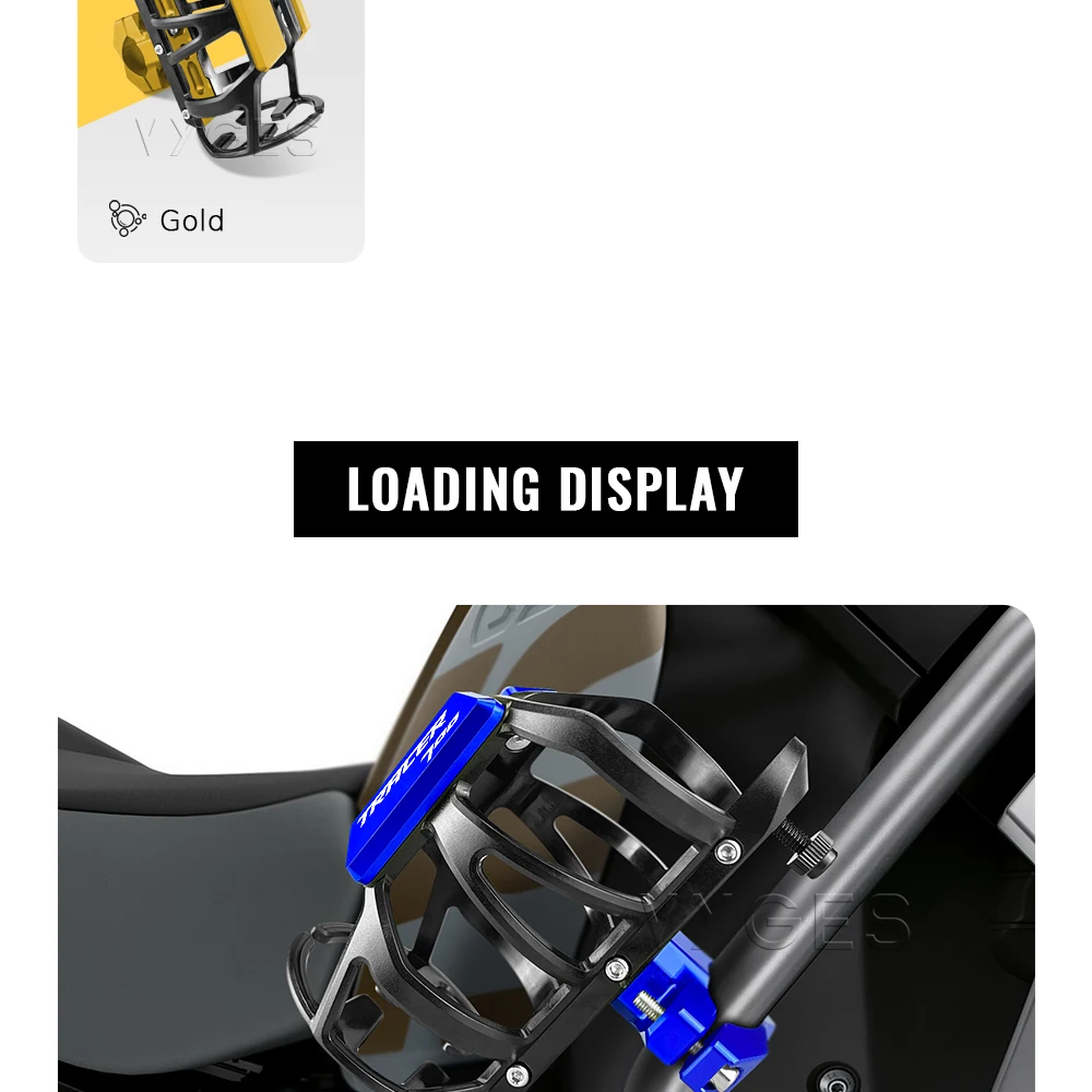 Motorcycle Beverage Water Bottle Cage For Yamaha Tracer 900 Tracer 700 FJ09 Tracer700 Tracer900 Drinks Holder Water Cup Holder