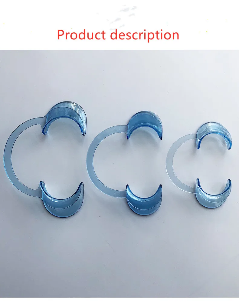 20/10Pcs C Shape Dental Mouth Opener Cheek Retractor Dental Orthodontic Tool Intraoral Spreader Lip Opener Teeth Whitening Tools