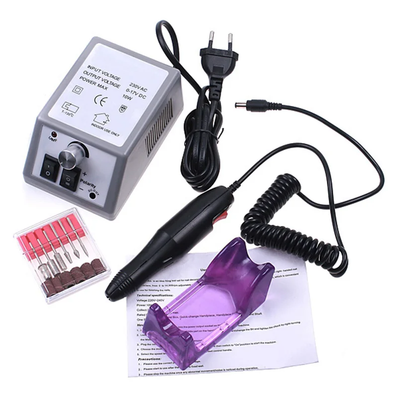 Professional Manicure Drill Machine Set Electric Nail Drill Machine Nail Sander Gel Cuticle Remove Nail Lathe File Polish Tool