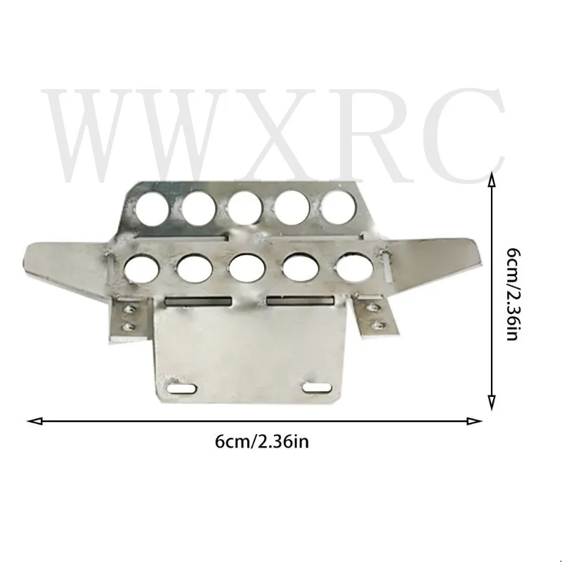 For MN Model 1:12 D90 D91 99S RC Car Spare Parts Upgrade Metal Front Armor Protection Guard