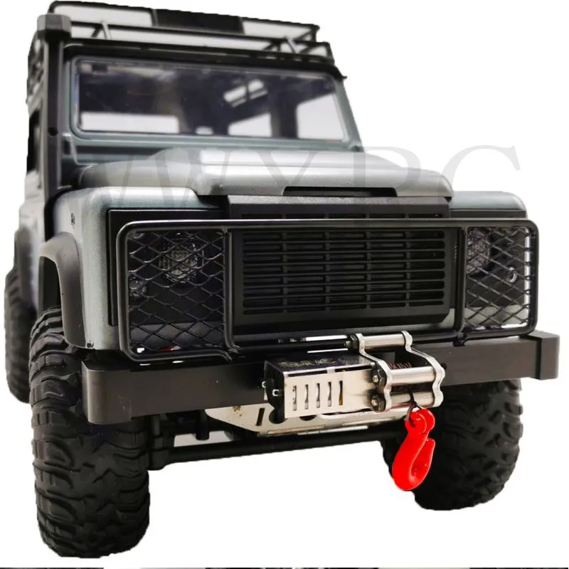 For MN Model 1:12 D90 D91 99S RC Car Spare Parts Upgrade Metal Front Armor Protection Guard