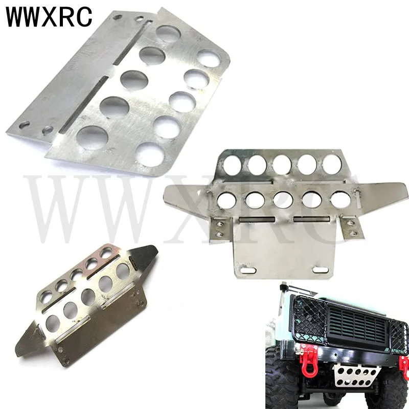 For MN Model 1:12 D90 D91 99S RC Car Spare Parts Upgrade Metal Front Armor Protection Guard