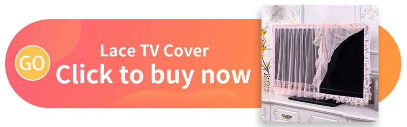 Lace Fabric Computer Frame Cover Monitor Screen Dust Cover With Elastic Pen Pocket Bow Home Decorations