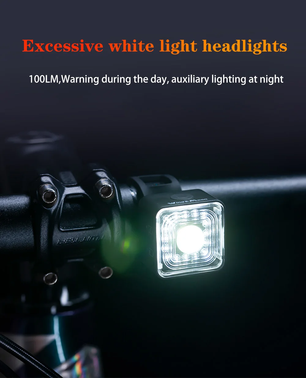 120LM Bicycle Smart Brake Sensing Light Rear/Front Sets IP66 Waterproof MTB Road Bike Taillight USB Night Cycling Safety Lamp