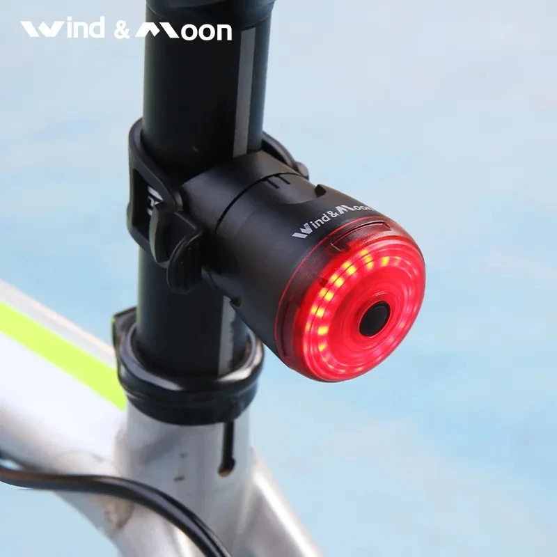 120LM Bicycle Smart Brake Sensing Light Rear/Front Sets IP66 Waterproof MTB Road Bike Taillight USB Night Cycling Safety Lamp