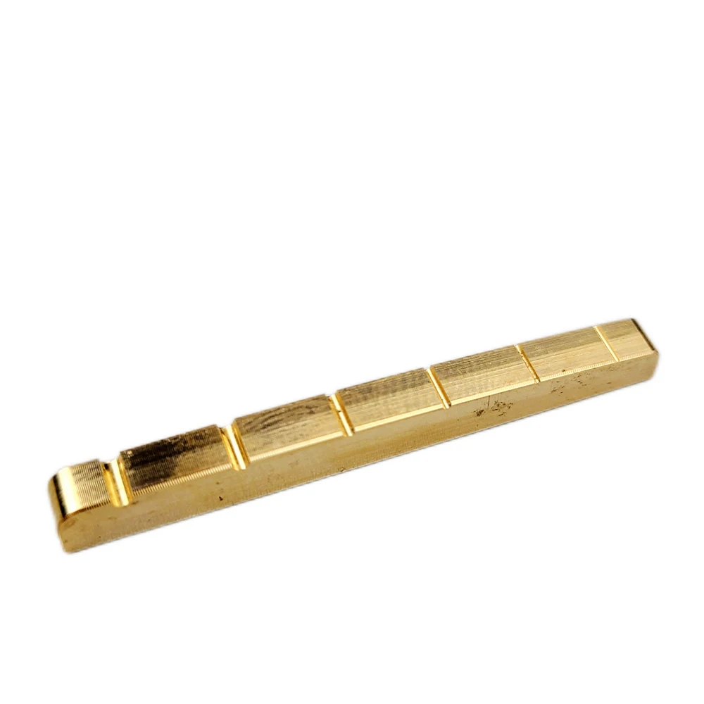 1 Piece Solid Brass Metal Electric Guitar Nut 42mm 43mm for ST TL Style Electric Guitar