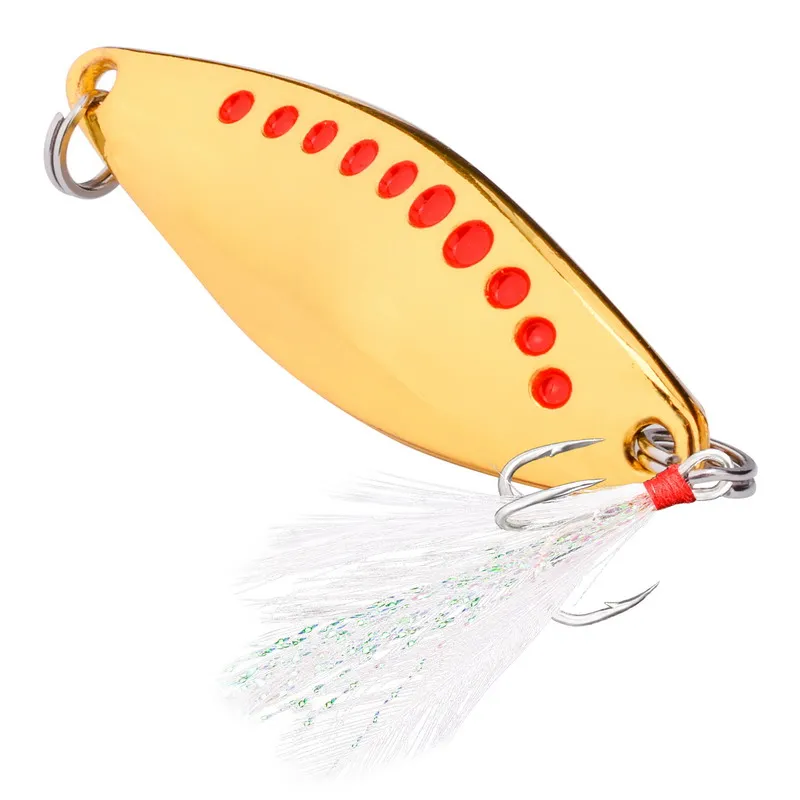 Metal Vib Leech Spinners Spoon Lures 2.5g 5g 7.5g 10g 15g 20g 25g 30g Artificial Bait Lure Fishing Tackle for Bass Pike Perch