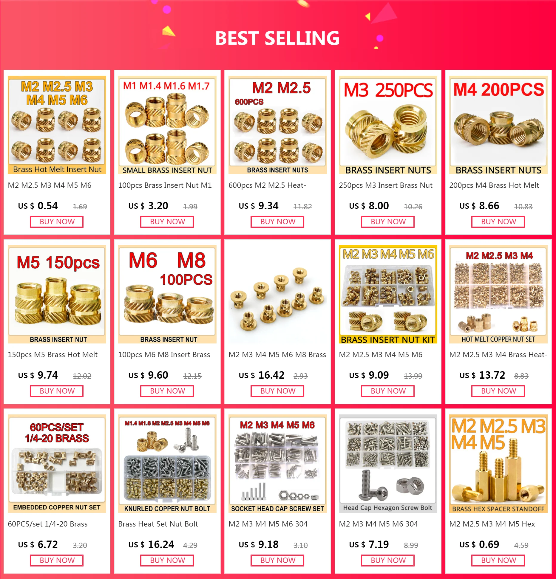 M2 M2.5 M3 M4 M5 Hex Brass Male Female Standoff Board Rack Stud Hexagon Threaded Pillar PCB Column Motherboard Spacer Bolt Screw