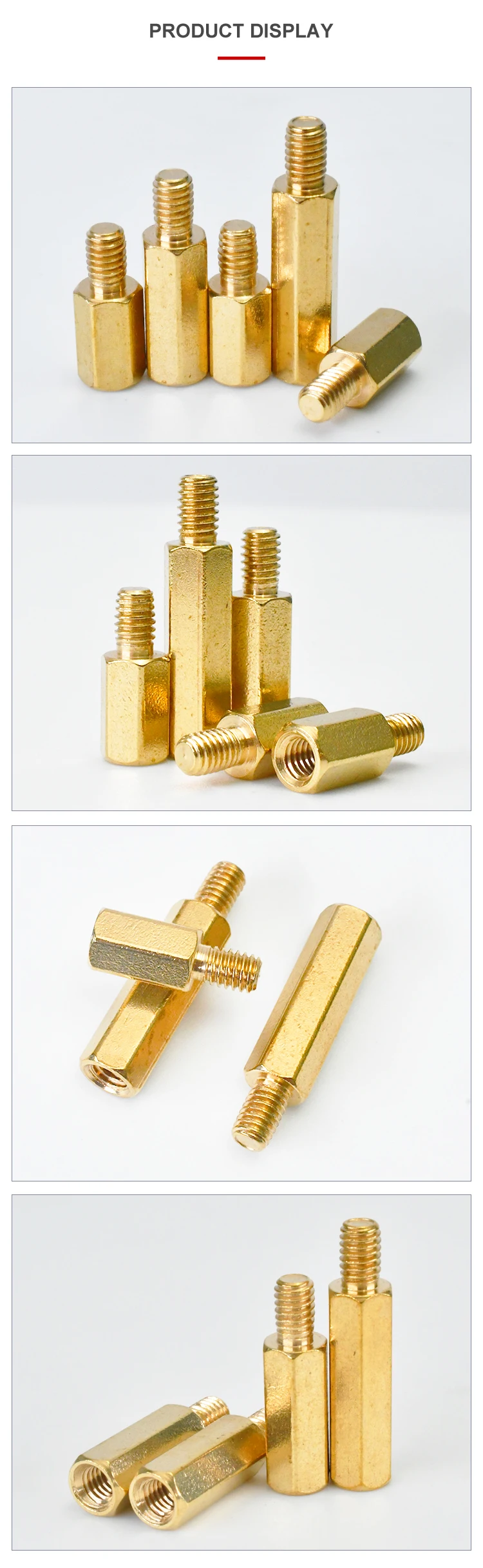 M2 M2.5 M3 M4 M5 Hex Brass Male Female Standoff Board Rack Stud Hexagon Threaded Pillar PCB Column Motherboard Spacer Bolt Screw