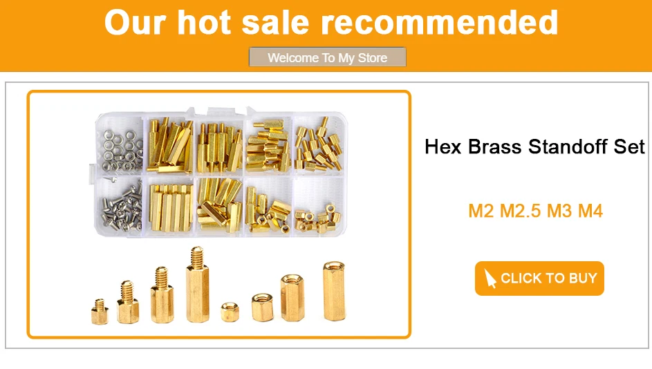M2 M2.5 M3 M4 M5 Hex Brass Male Female Standoff Board Rack Stud Hexagon Threaded Pillar PCB Column Motherboard Spacer Bolt Screw