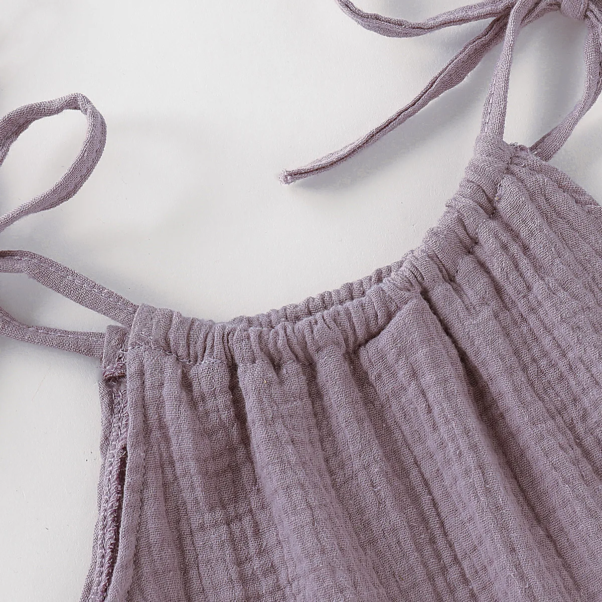 Summer Infant Baby Girl Dress Toddler Dress Muslin Cotton Sleeveless Ruffles Slip Dresses