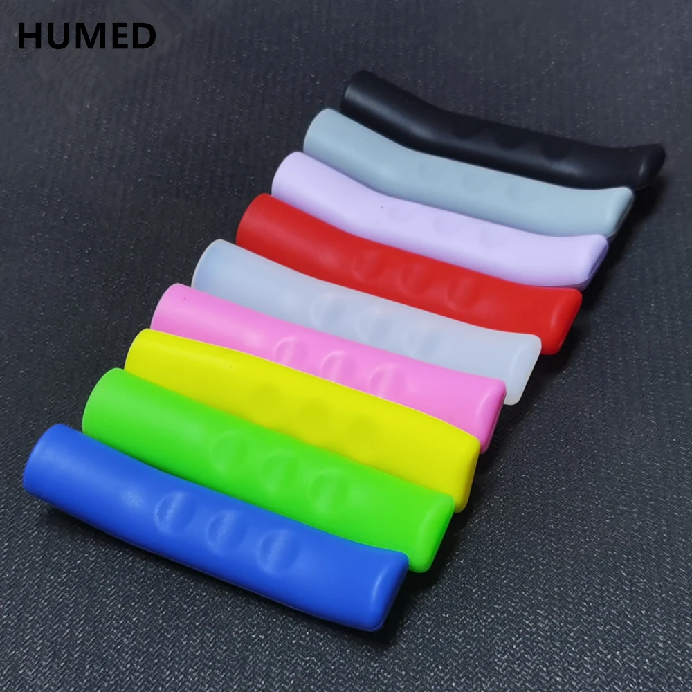 1 Pair Silicone Bicycle Lever Grips Protectors Anti-Skid Bike Brake Lever Handle Sleeve MTB Bike Cycling Silicone Brake Cover