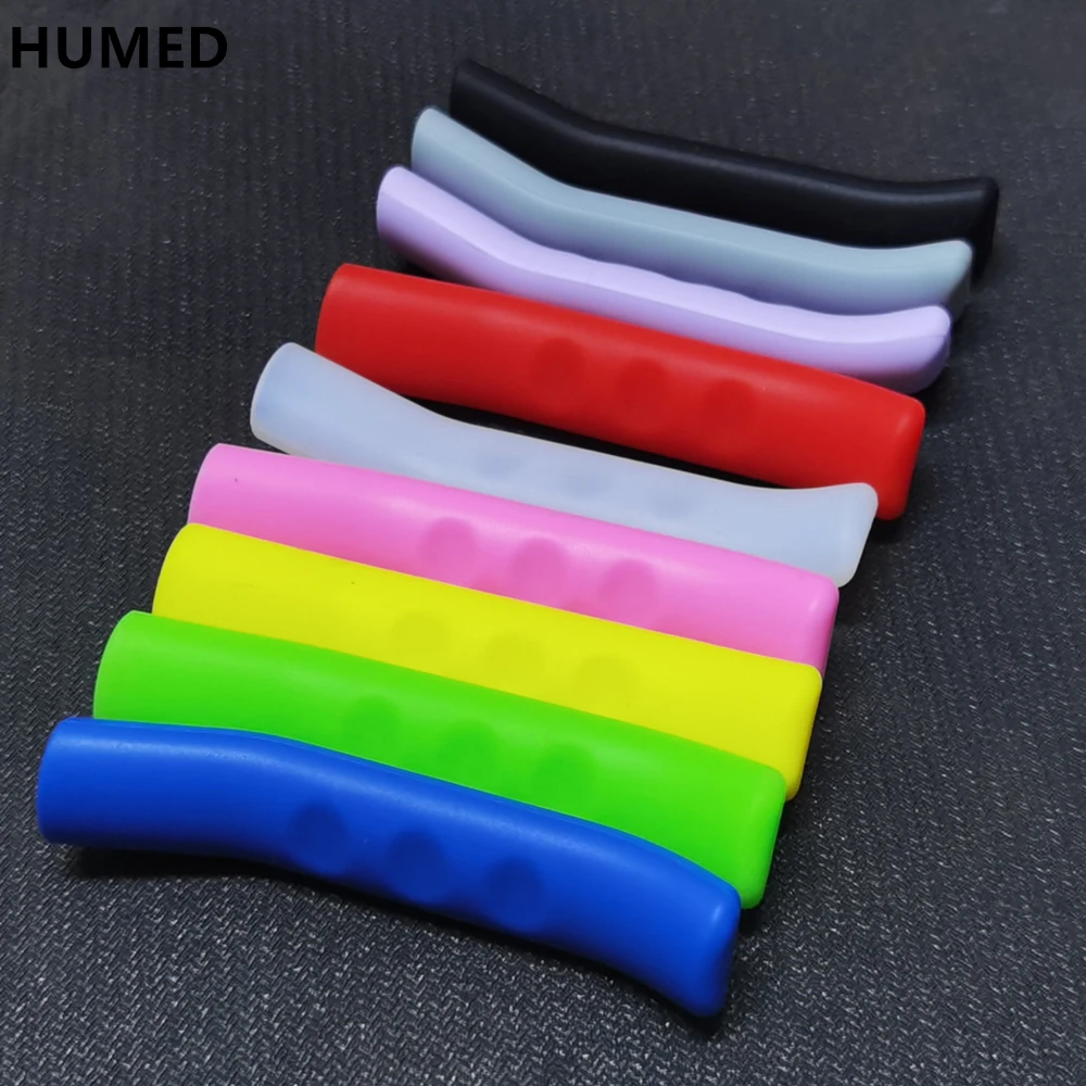 1 Pair Silicone Bicycle Lever Grips Protectors Anti-Skid Bike Brake Lever Handle Sleeve MTB Bike Cycling Silicone Brake Cover