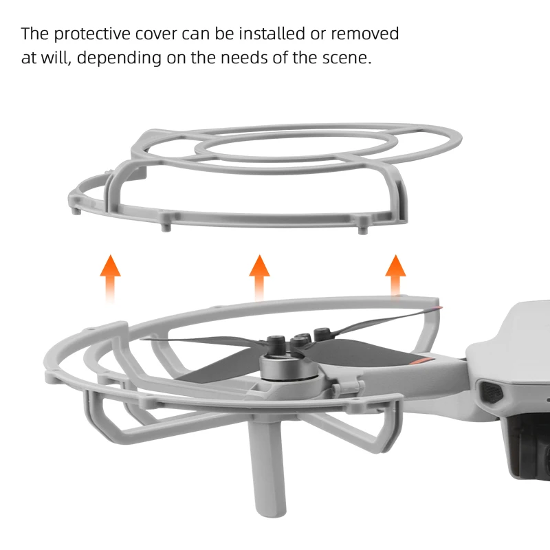BRDRC Propeller Guard for DJI Mini 2/SE/4K Quick Release Propeller Protective Ring for DJI Mavic Mini Props Fans Blade Accessory