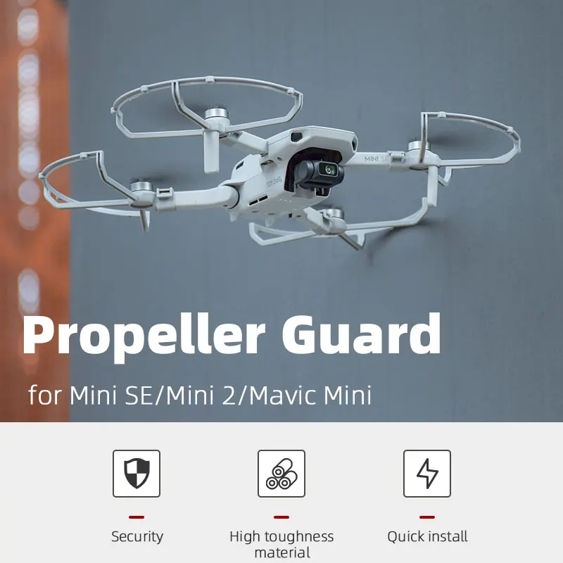 BRDRC Propeller Guard for DJI Mini 2/SE/4K Quick Release Propeller Protective Ring for DJI Mavic Mini Props Fans Blade Accessory