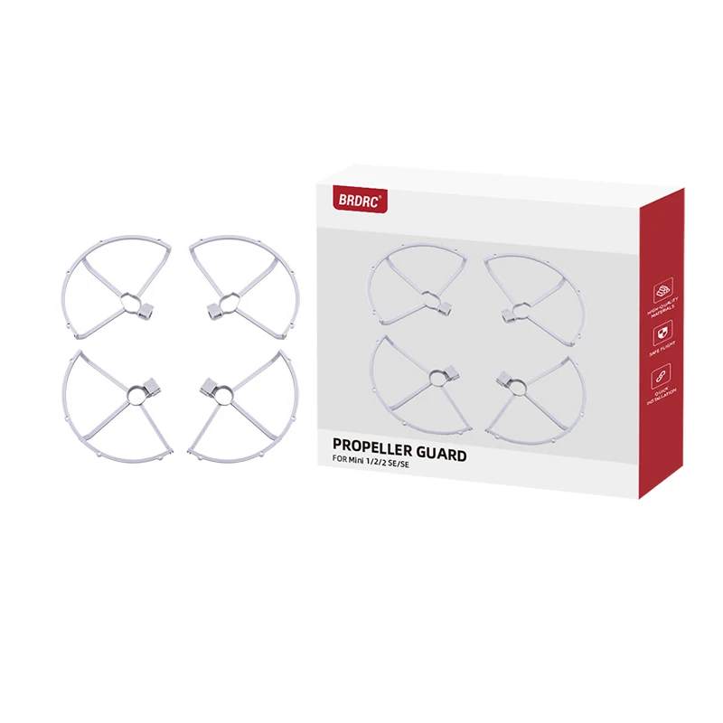 BRDRC Propeller Guard for DJI Mini 2/SE/4K Quick Release Propeller Protective Ring for DJI Mavic Mini Props Fans Blade Accessory