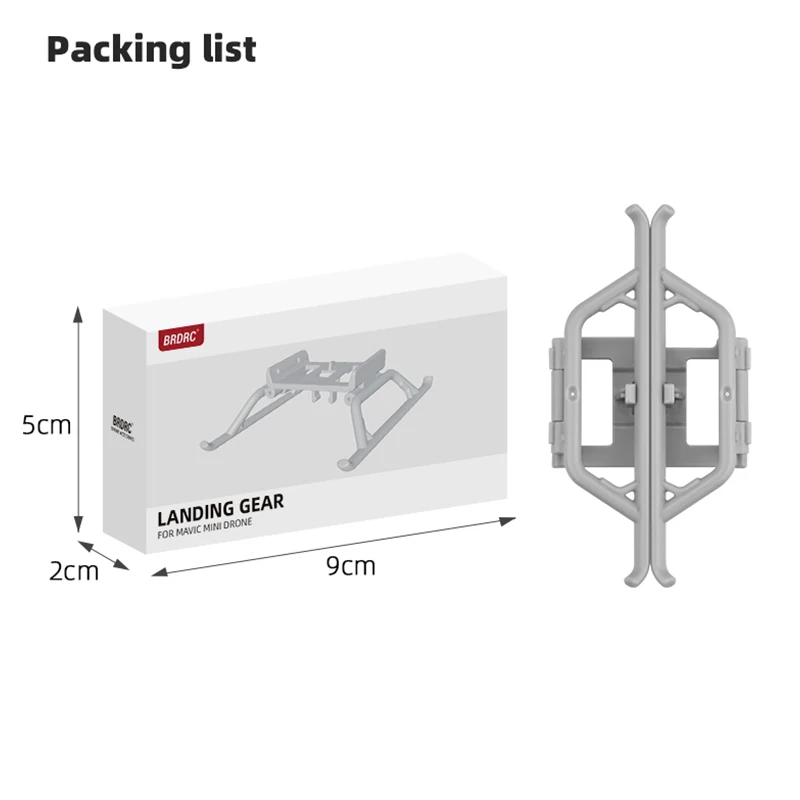 BRDRC Propeller Guard for DJI Mini 2/SE/4K Quick Release Propeller Protective Ring for DJI Mavic Mini Props Fans Blade Accessory