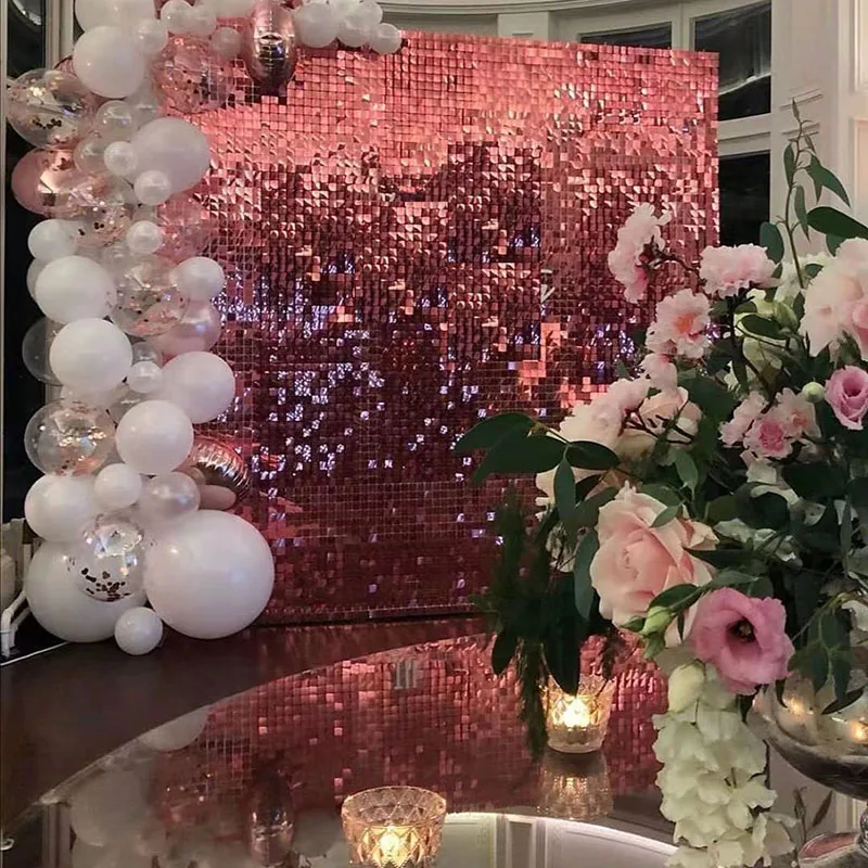 Party Backdrop Metallic Foil Fringe Tinsel Curtain Adult Kids Birthday Party Wedding Decoration Baby Shower Favor Supplies ﻿