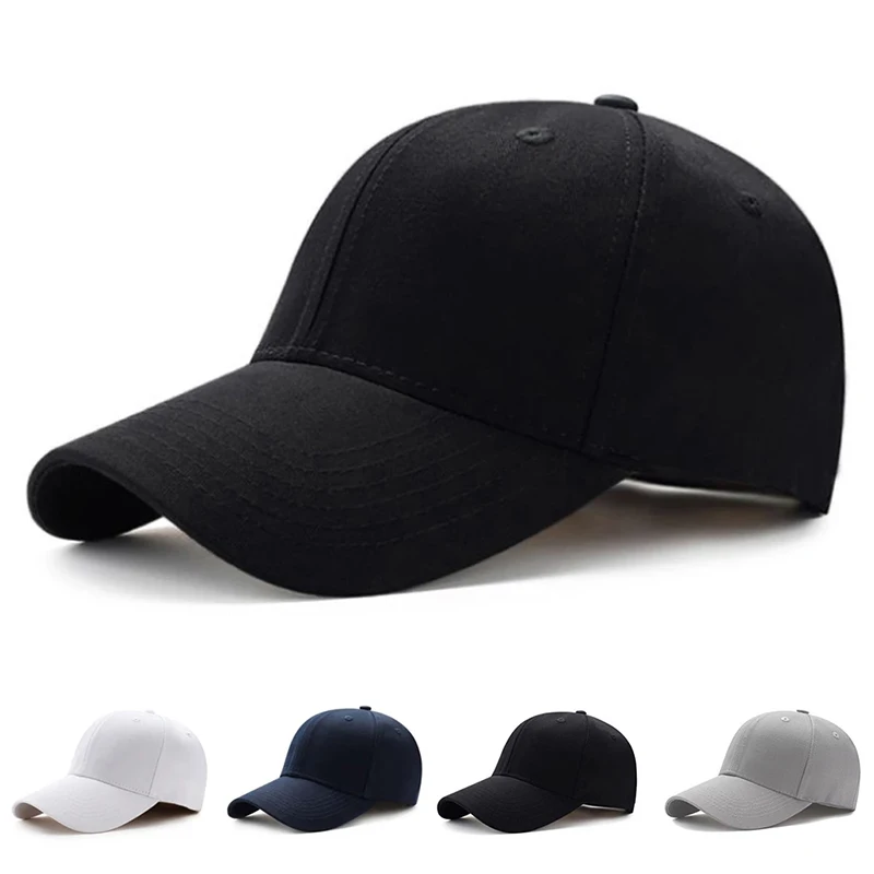 Outdoor Dustproof Baseball Cap Unisex Hat Plain Curved Sun Visor Hat Solid Color Fashion Adjustable Leisure Caps Men Women