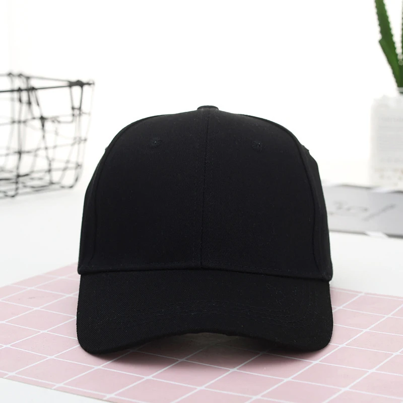 Outdoor Dustproof Baseball Cap Unisex Hat Plain Curved Sun Visor Hat Solid Color Fashion Adjustable Leisure Caps Men Women