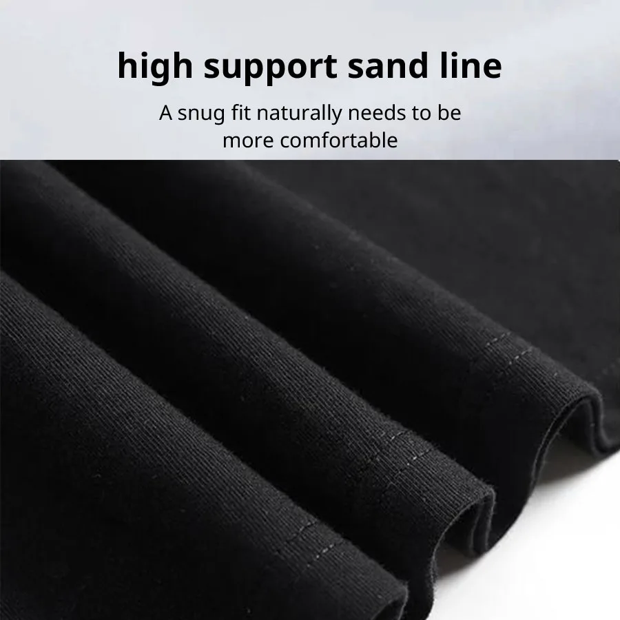 Summer Men's Cotton Blend High Quality Casual Sports Loose Oversized Funny Focus Print Round Neck Short Sleeved T-shirt Tops