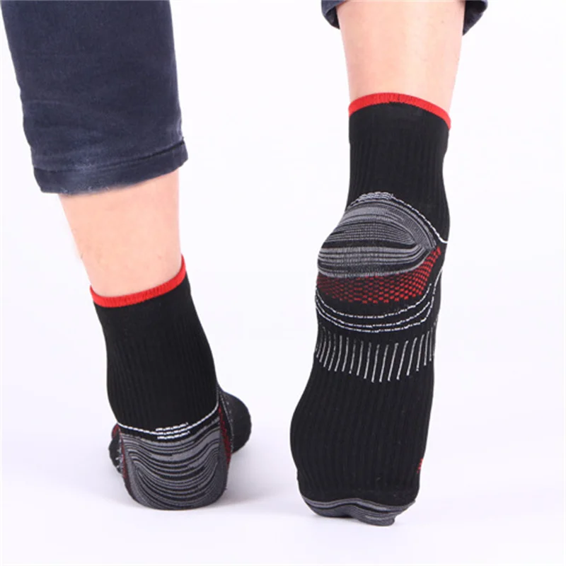 1/2/3 Pairs Brothock Plantar Fascia Compression Socks Sweat-absorbent Deodorant Breathable Sports Pressure Basketball Socks