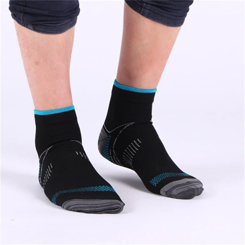 1/2/3 Pairs Brothock Plantar Fascia Compression Socks Sweat-absorbent Deodorant Breathable Sports Pressure Basketball Socks