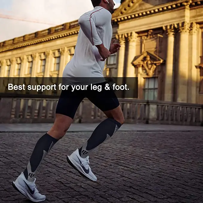 New Compression Socks 20-30mmhg High Stockings Men Women Sports Socks For Marathon Cycling Football Varicose Veins EU36-50 Meias