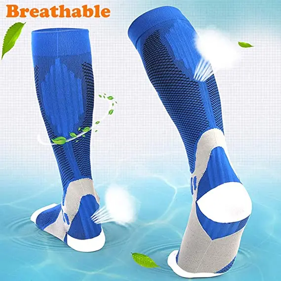 New Compression Socks 20-30mmhg High Stockings Men Women Sports Socks For Marathon Cycling Football Varicose Veins EU36-50 Meias