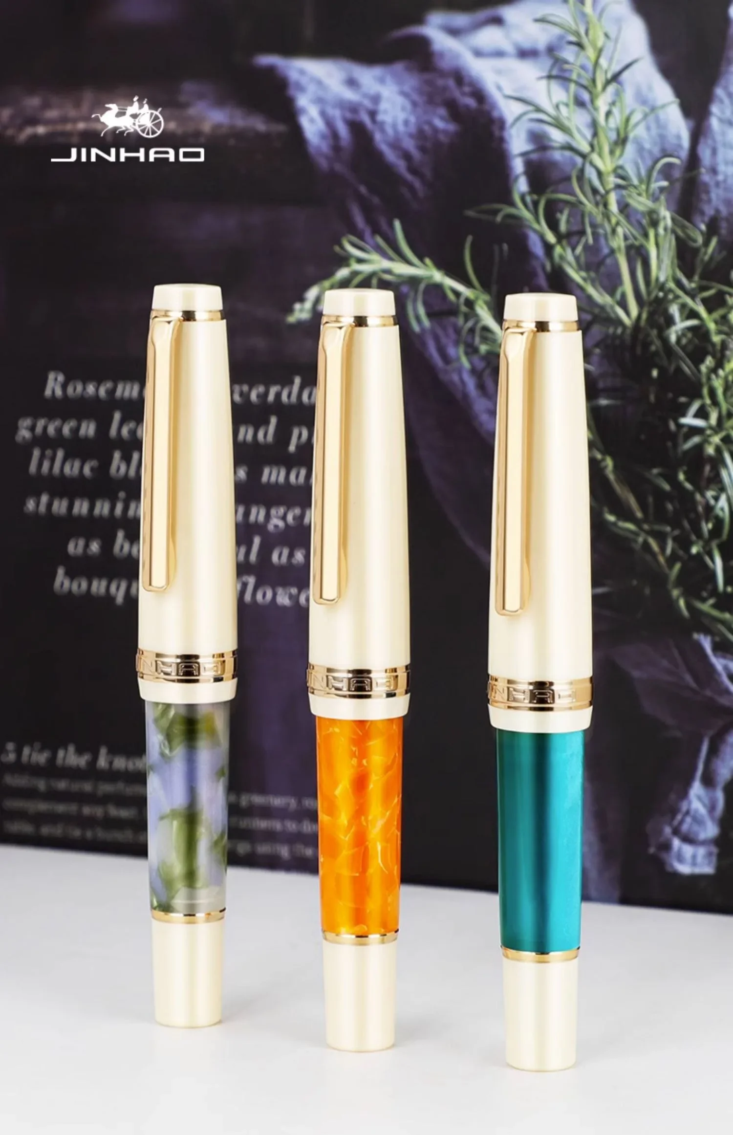 Jinhao 82 Mini Fountain Pen Luxury Elegant Pens 0.38/0.5/0.7mm Extra Fine Nib Writing Ink Pens Stationery Office School Supplies