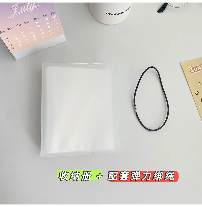 Yoofun 40 pockets photo album 3/4/5/6/7/8/9 Inch Picture Case Storage Book Photo Album Photocard Name Card ID Holder Clear