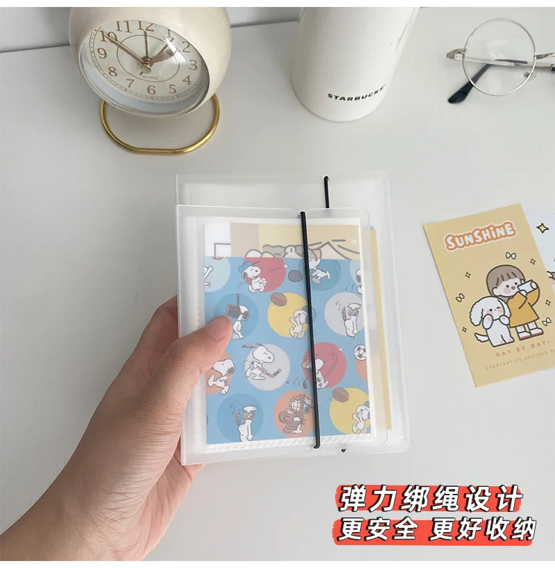Yoofun 40 pockets photo album 3/4/5/6/7/8/9 Inch Picture Case Storage Book Photo Album Photocard Name Card ID Holder Clear