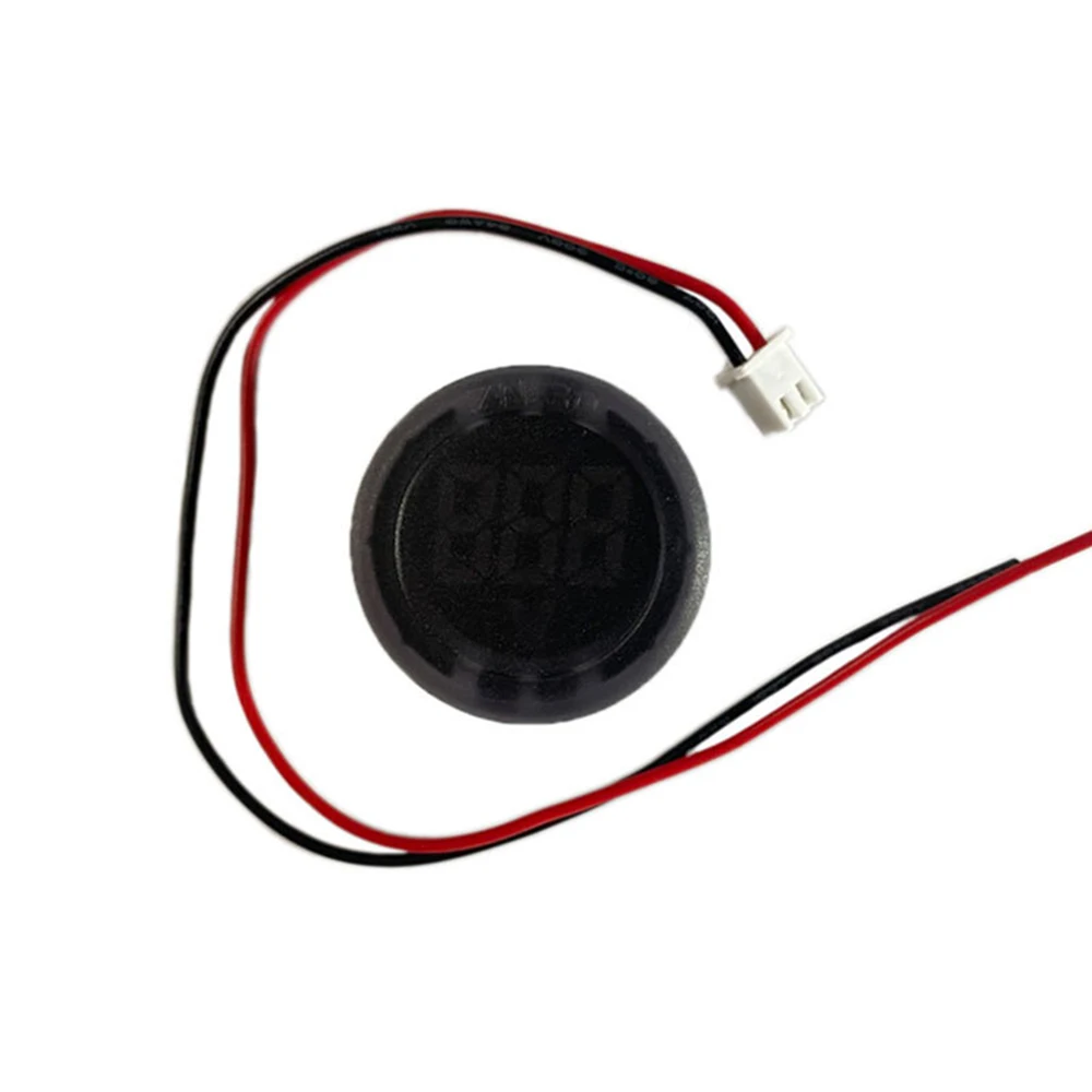 DC 4-100V LED Digital Display Round Two-wire Voltmeter DC Digital Car Voltage Current Meter Volt Detector Tester Monitor Pane