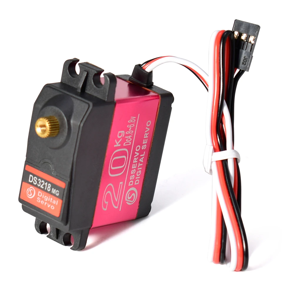 Dsservo Waterproof RC Servo DS3218 20KG DS3225 25KG DS3235 35KG 180/270 Degree for 1/8 1/10 1/12 RC Car Metal Gear Digital Servo