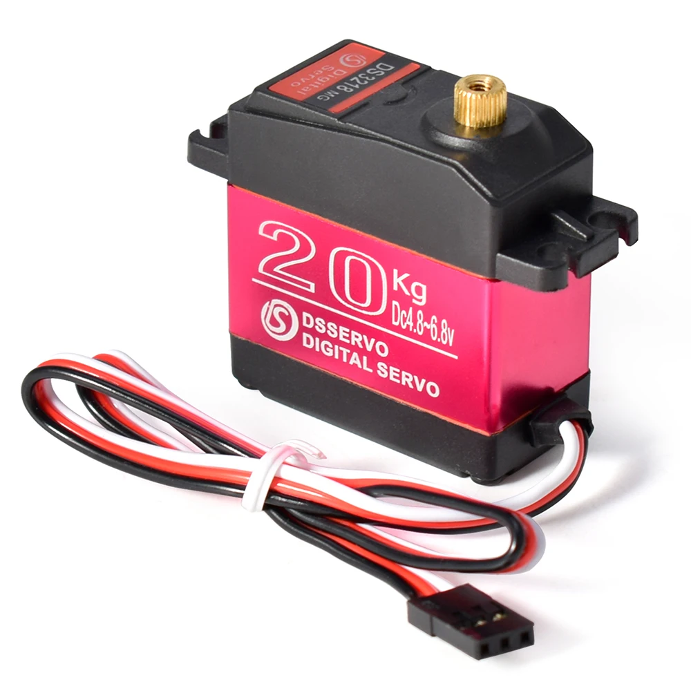 Dsservo Waterproof RC Servo DS3218 20KG DS3225 25KG DS3235 35KG 180/270 Degree for 1/8 1/10 1/12 RC Car Metal Gear Digital Servo