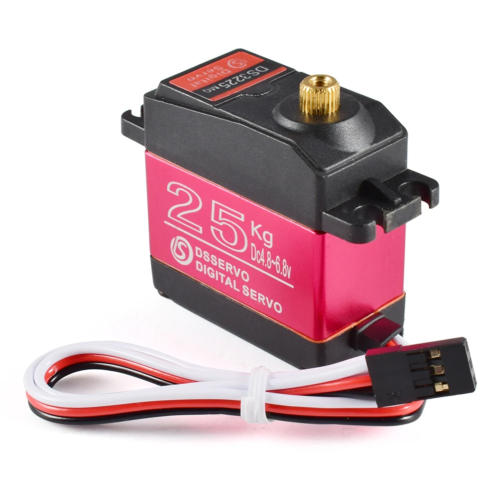 Dsservo Waterproof RC Servo DS3218 20KG DS3225 25KG DS3235 35KG 180/270 Degree for 1/8 1/10 1/12 RC Car Metal Gear Digital Servo